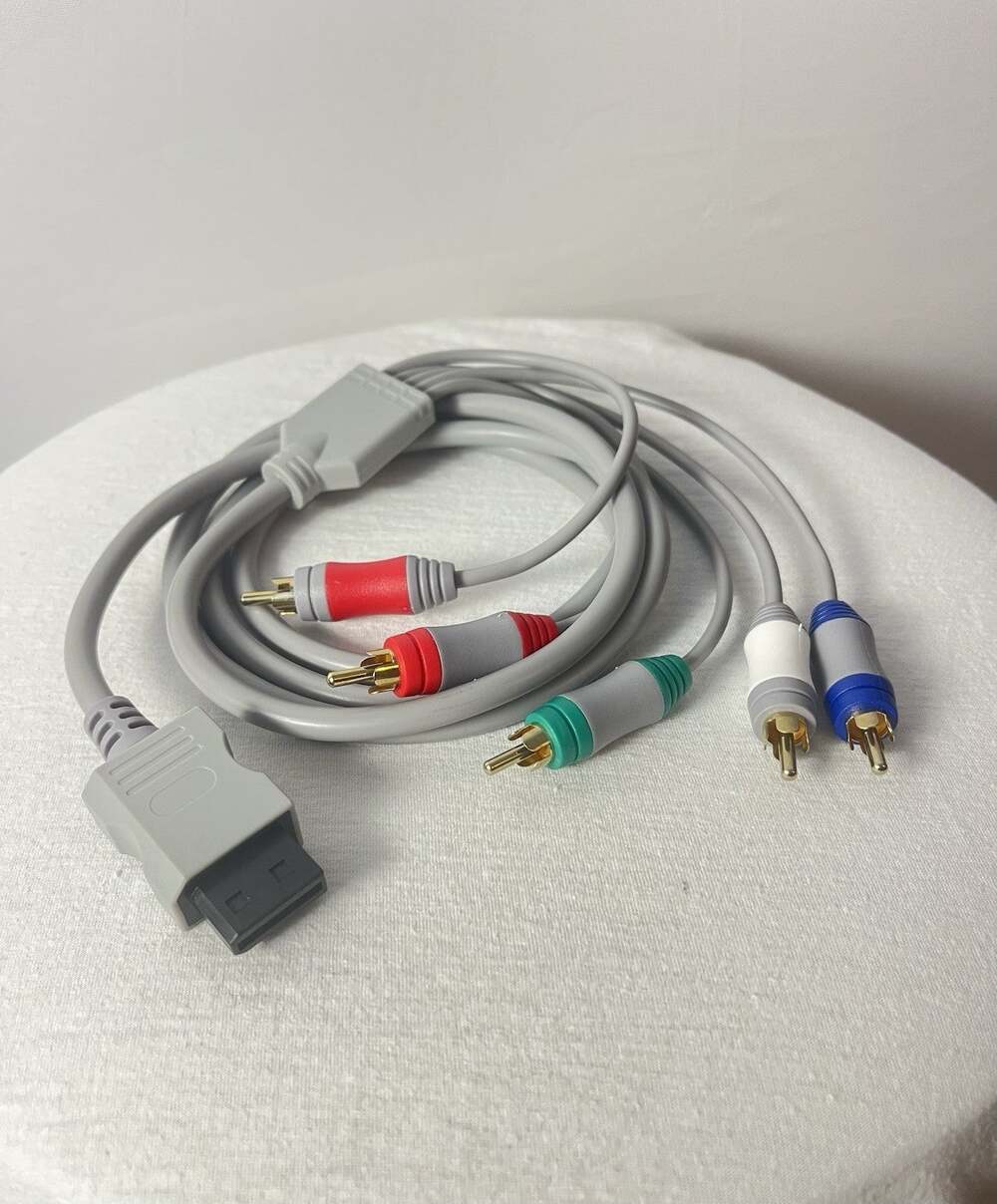 Nintendo Wii/WiiU Psyclone 6 Ft Component AV Video Cable